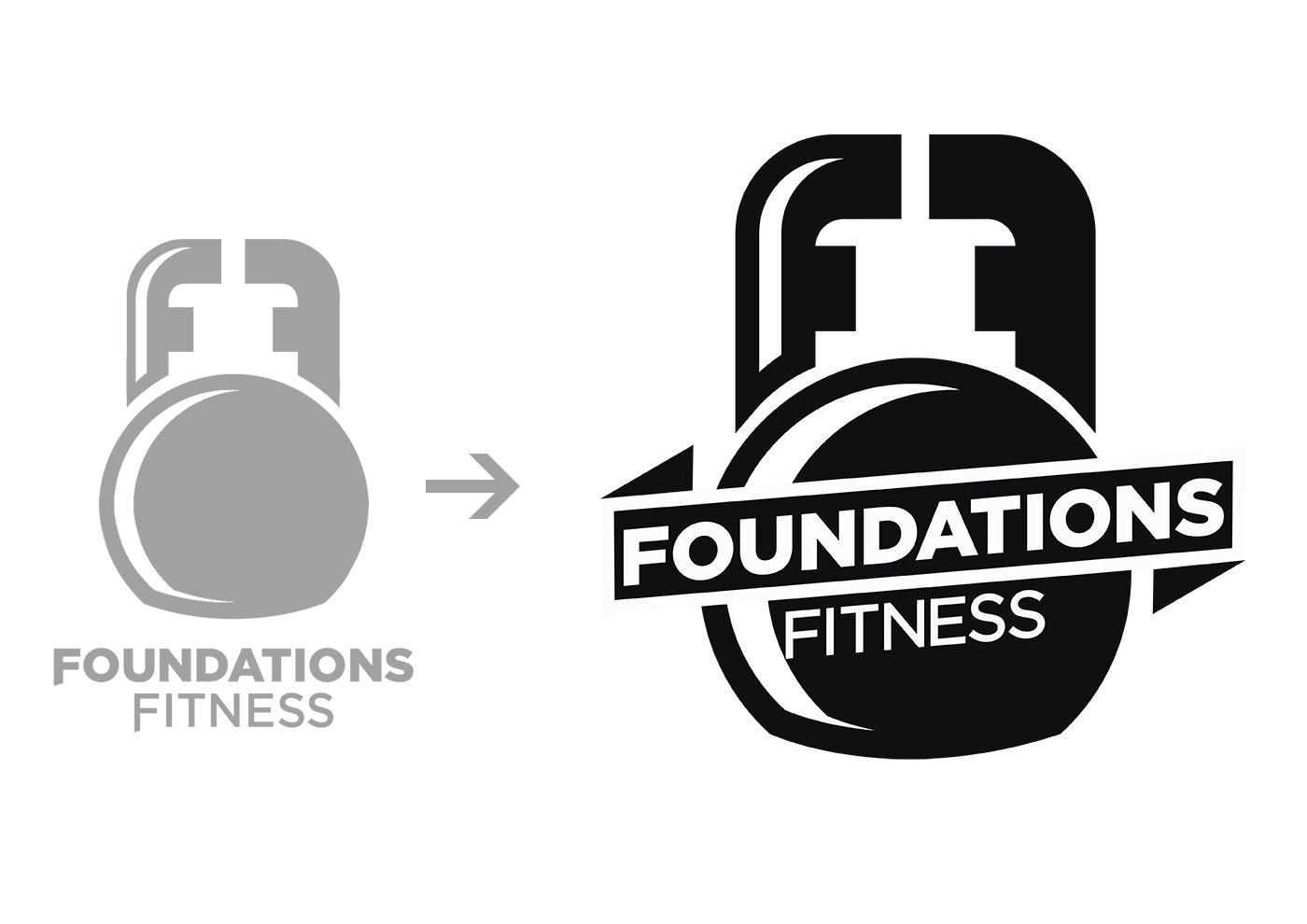 logo Logo Design identity fitness Small Business branding 