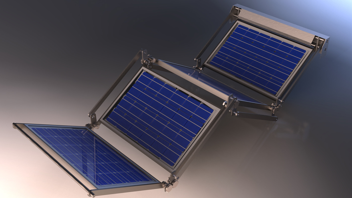 3D Gear light mechanism model Project rinder solar cell solid Sun