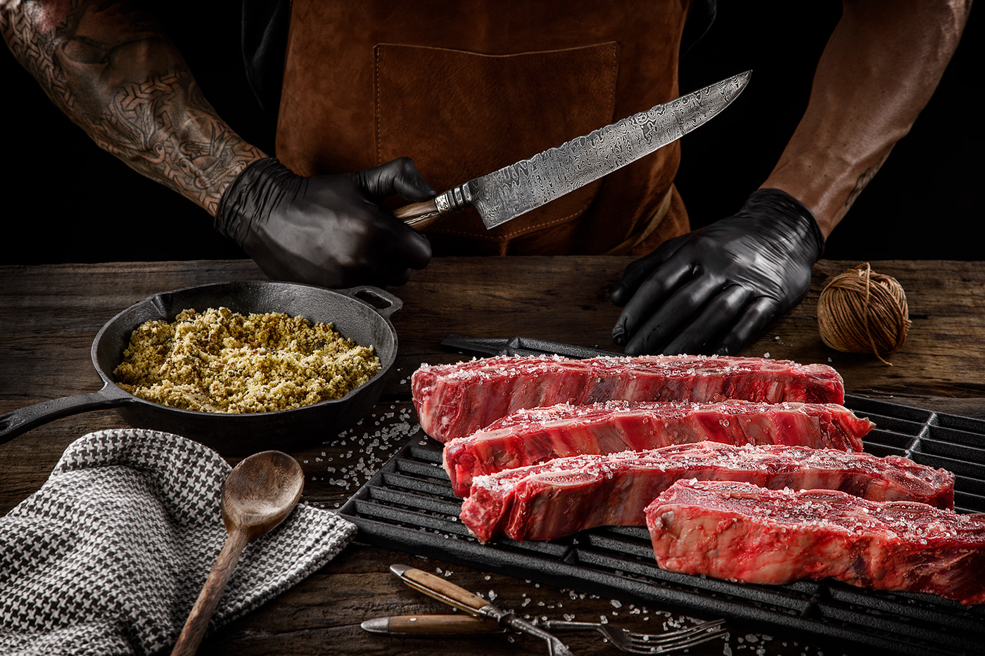 carnes Carnes Nobres churrasco food styling picanha retouch steak