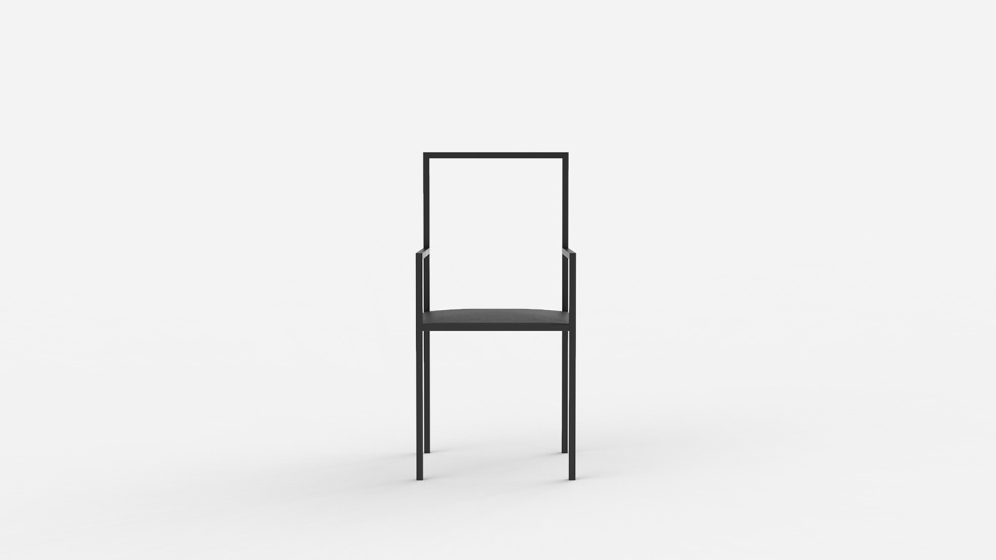 3D art chair chair design design furniture industrial design  installation Interior Render