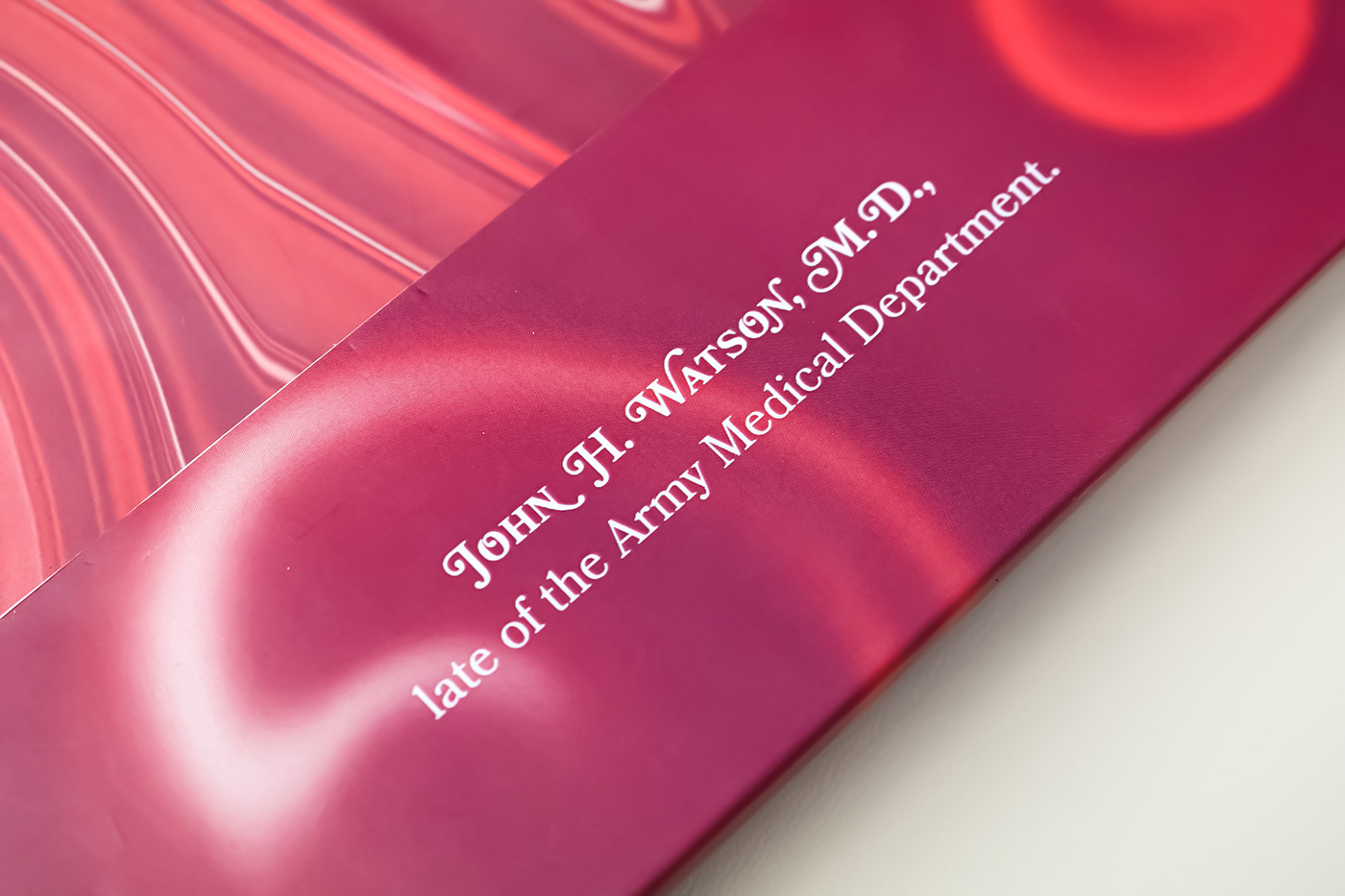 Classic concept design graphic design  ILLUSTRATION  Packaging Production publication scarlet Sherlock Holmes