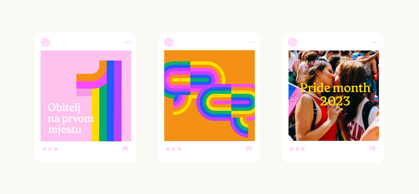 logo visual identity rainbow pride LGBT 3D art direction  brand identity branding  Brand Design