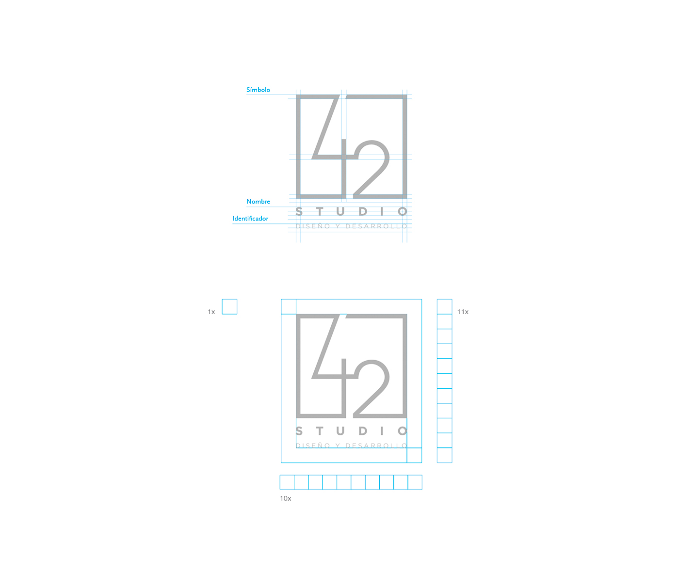 studio estudio studio42 Interiorismo diseño corporativo Logotipo Identidad Corporativa Mockup mock up