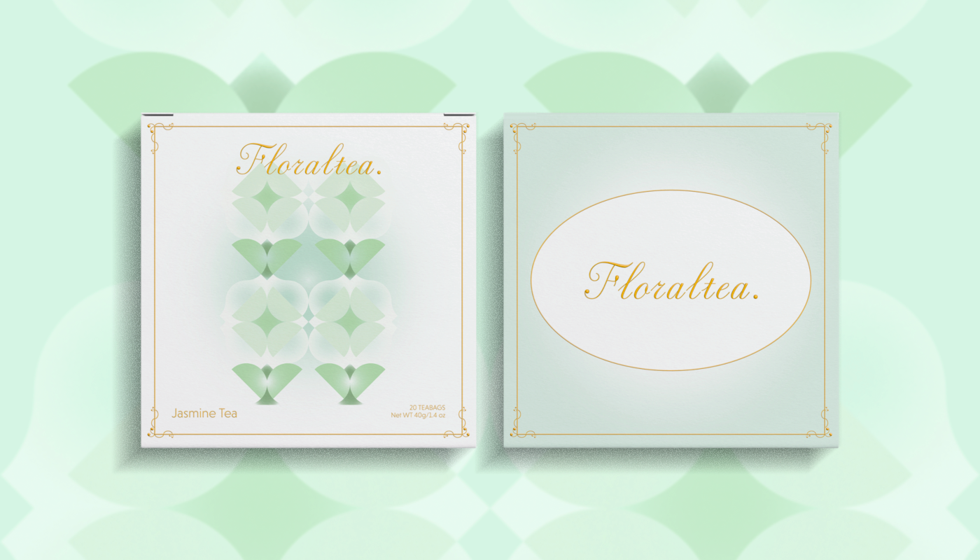 tea floral pattern Flowers branding  brand identity visual identity
