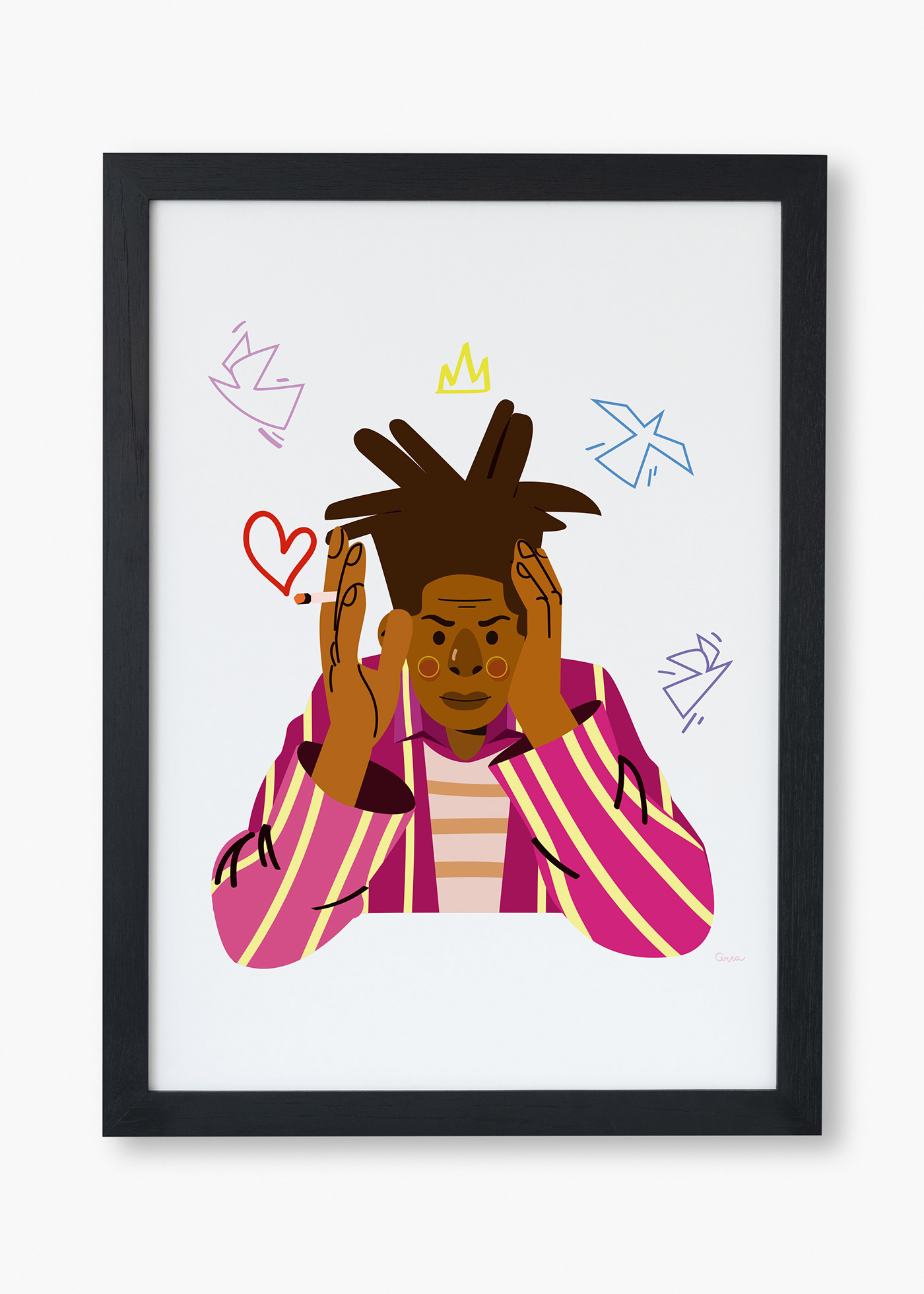 adobeillustrator Advertising  art Basquiat design Digital Art  doodle ilustration motion graphics  publishing  