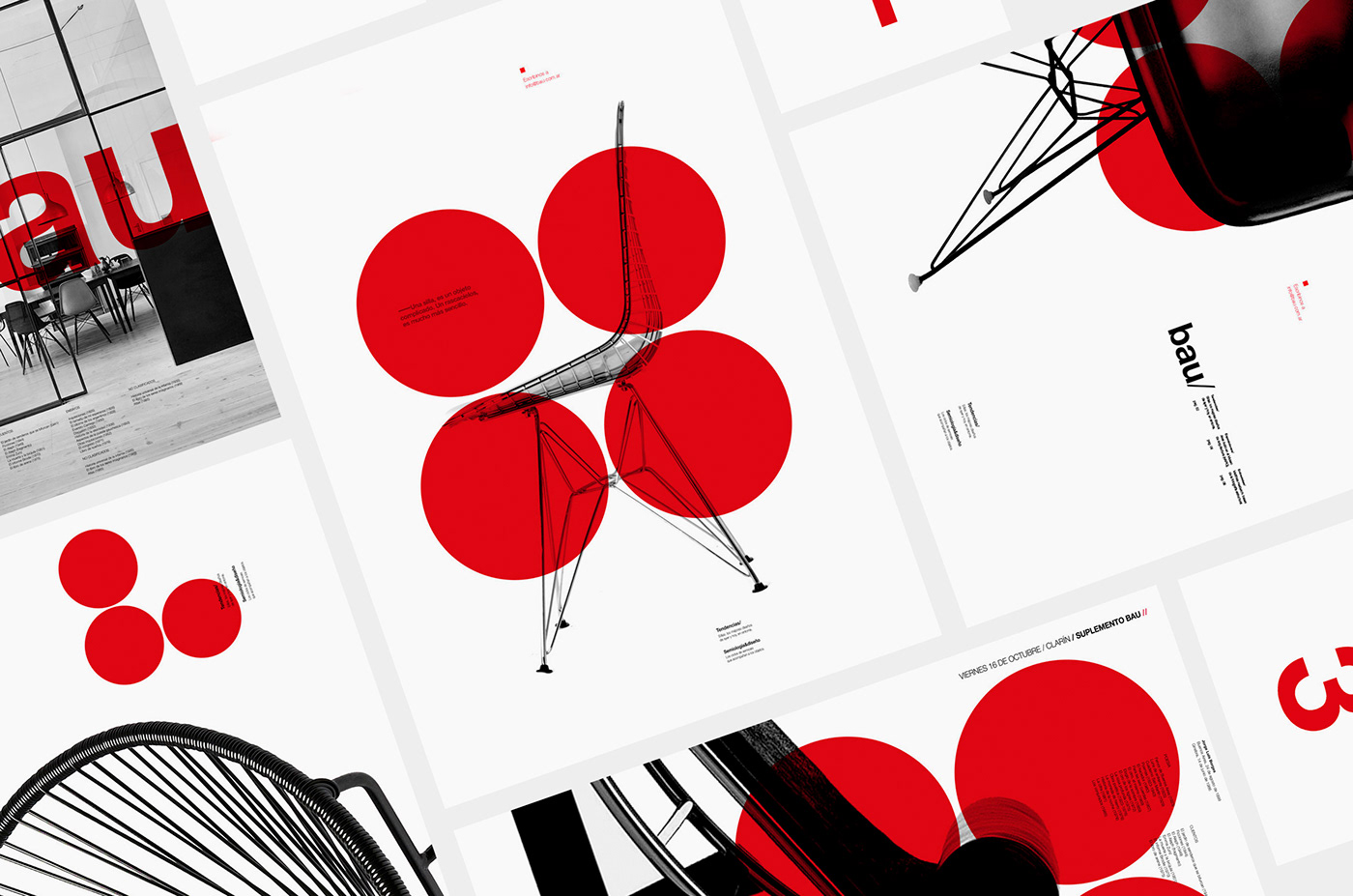 bau magazine helvetica modernism editorial Suplemento swiss minimalist EAMES typography  