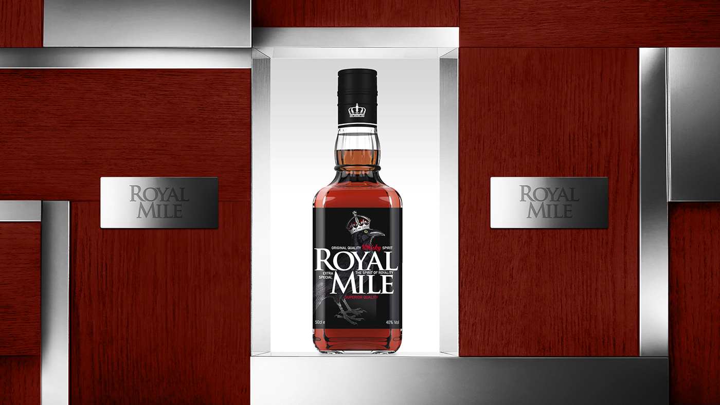alcohol bottle brand identity drink label design Logotype Packaging scotch Whisky wine