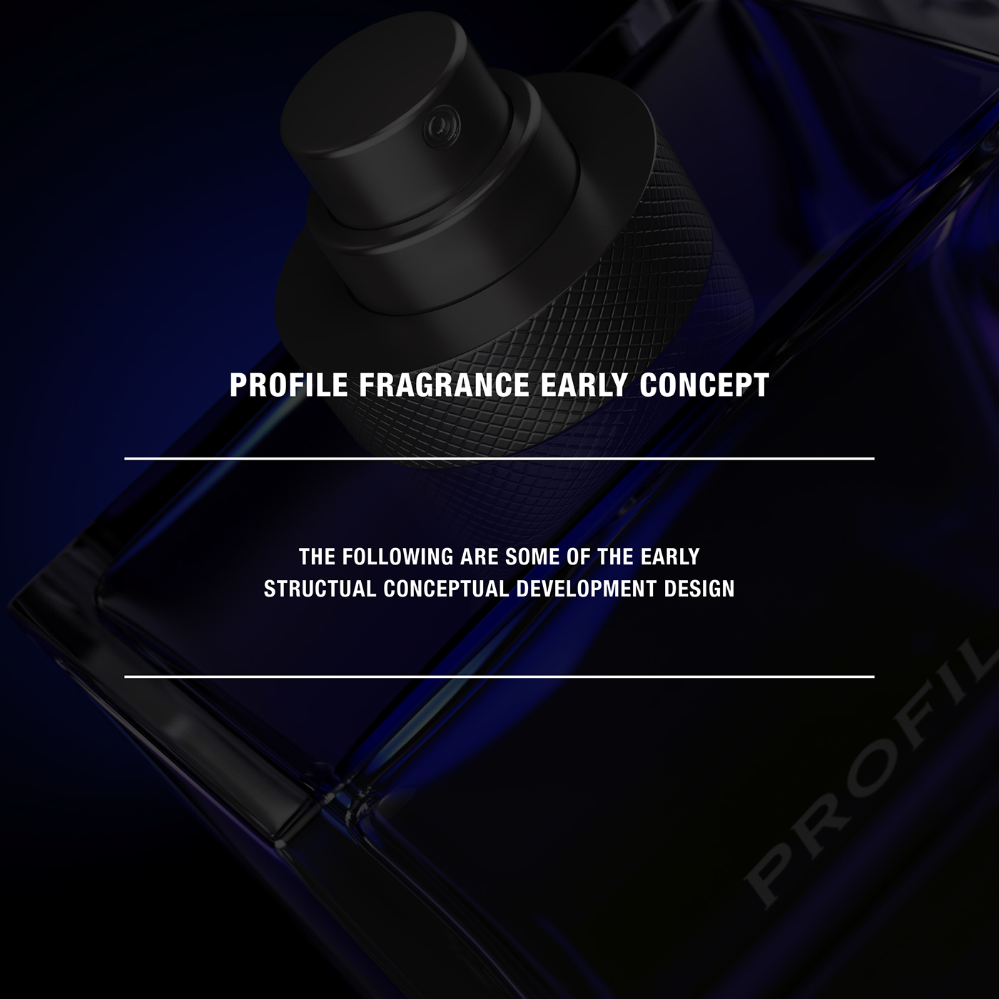 development Fragrance 3D CGI package design  glass beauty photoshop luxury