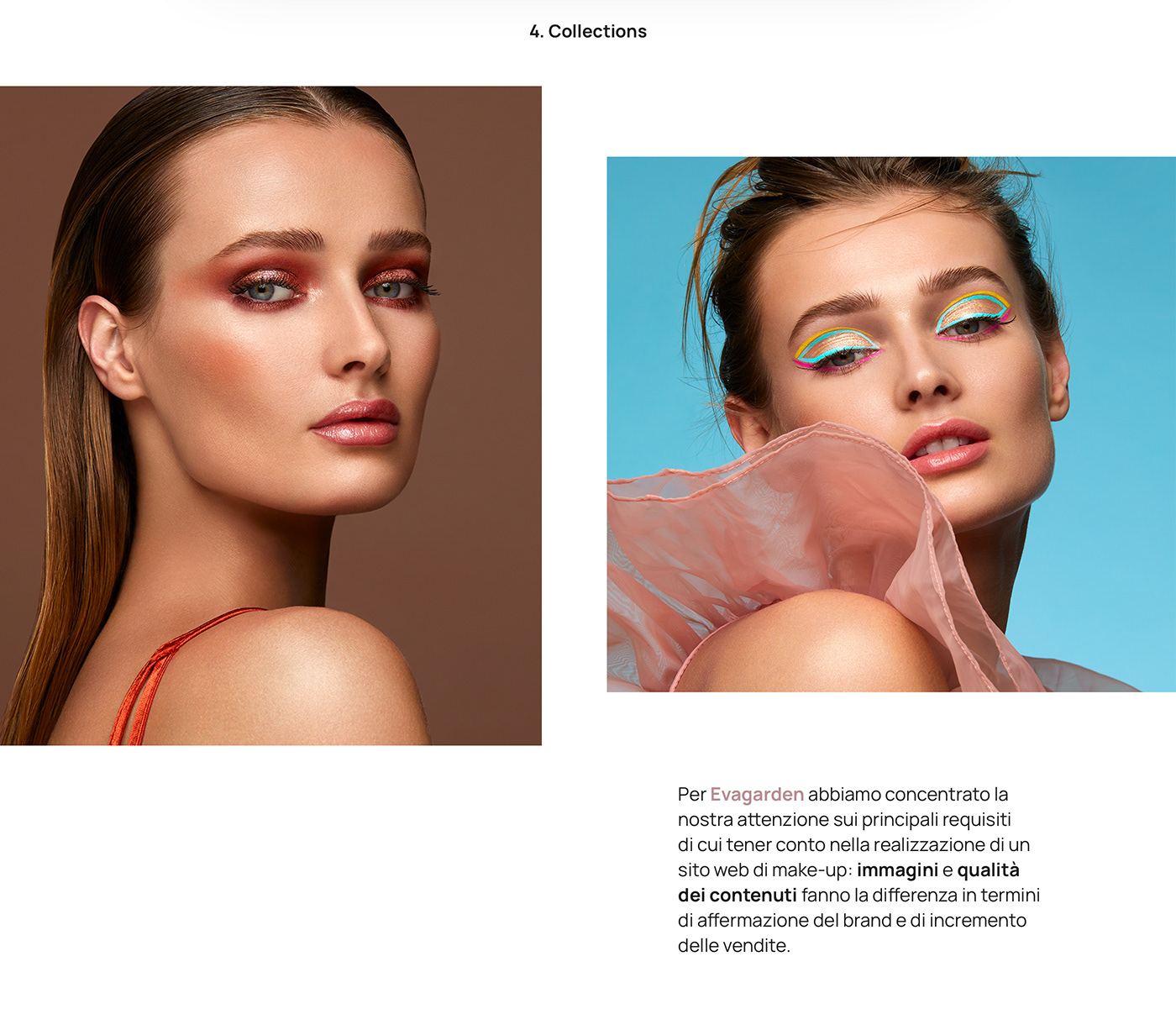 beauty cosmetics makeup ux/ui Web Design  wordpress