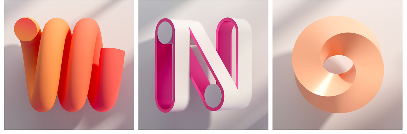 36 days of type 3D 3DType barcelona diseño letters tipografia type types