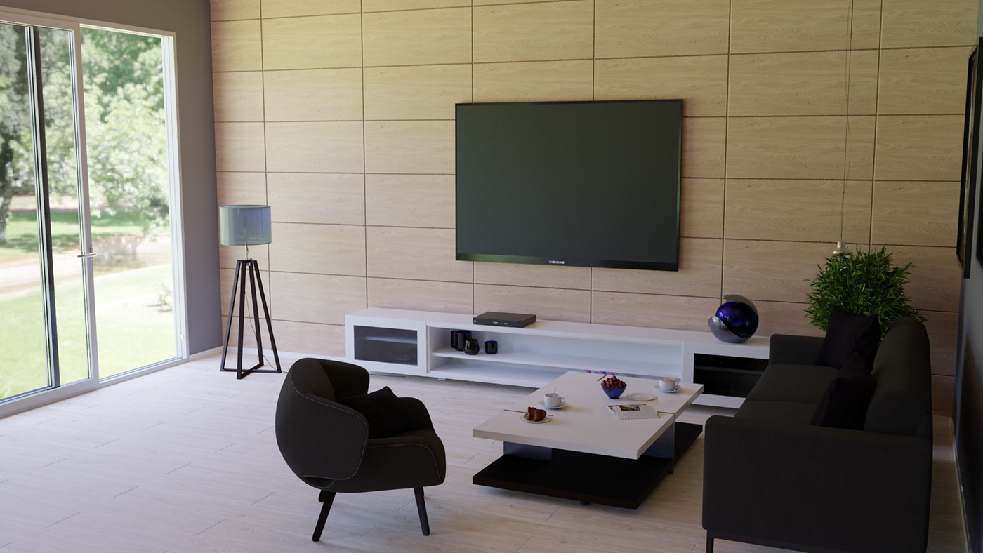 3D furniture grafika graphics Interior meble wnętrze Project visualisation