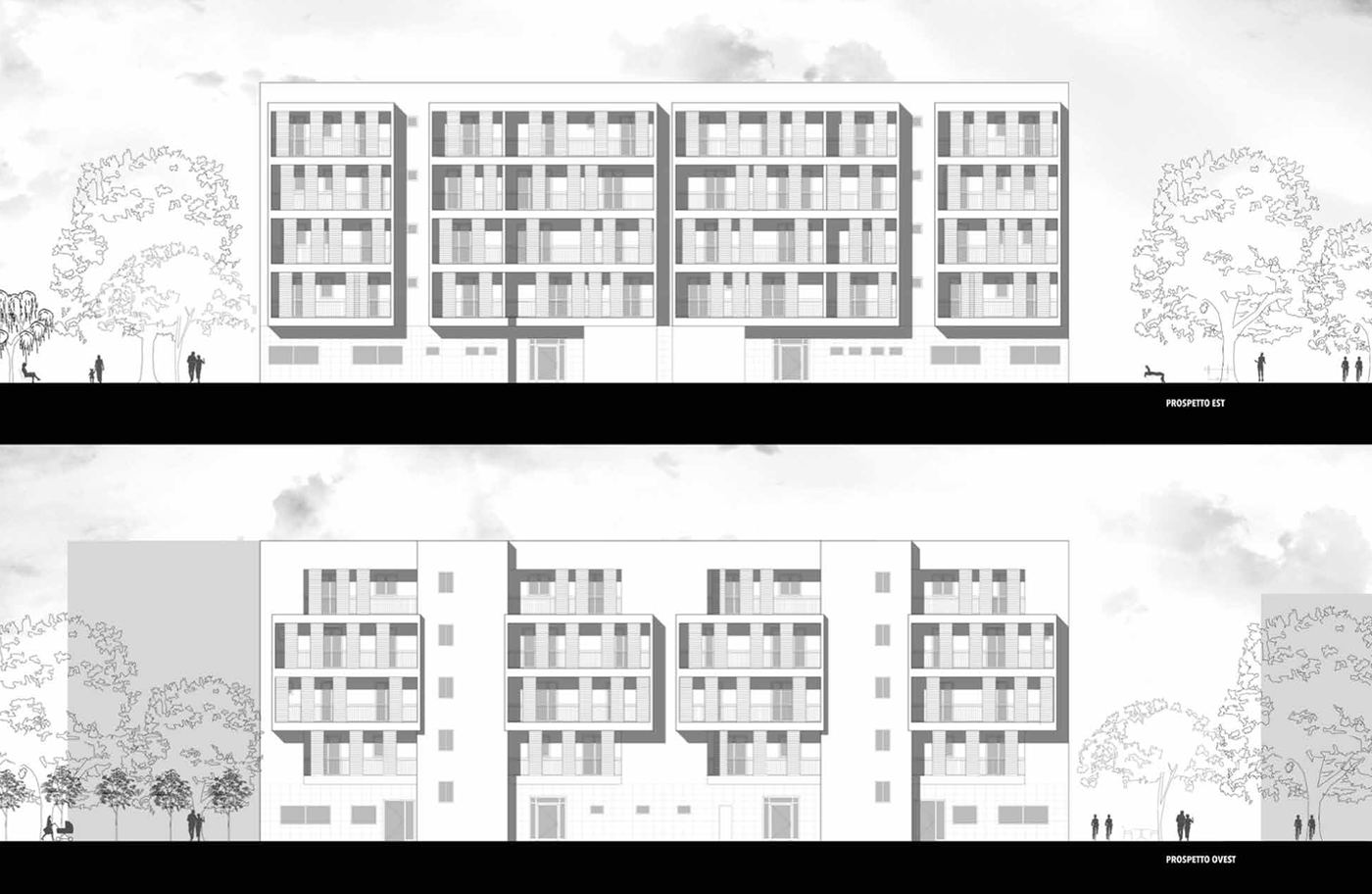 Social housing architecture architettura progettazione Project