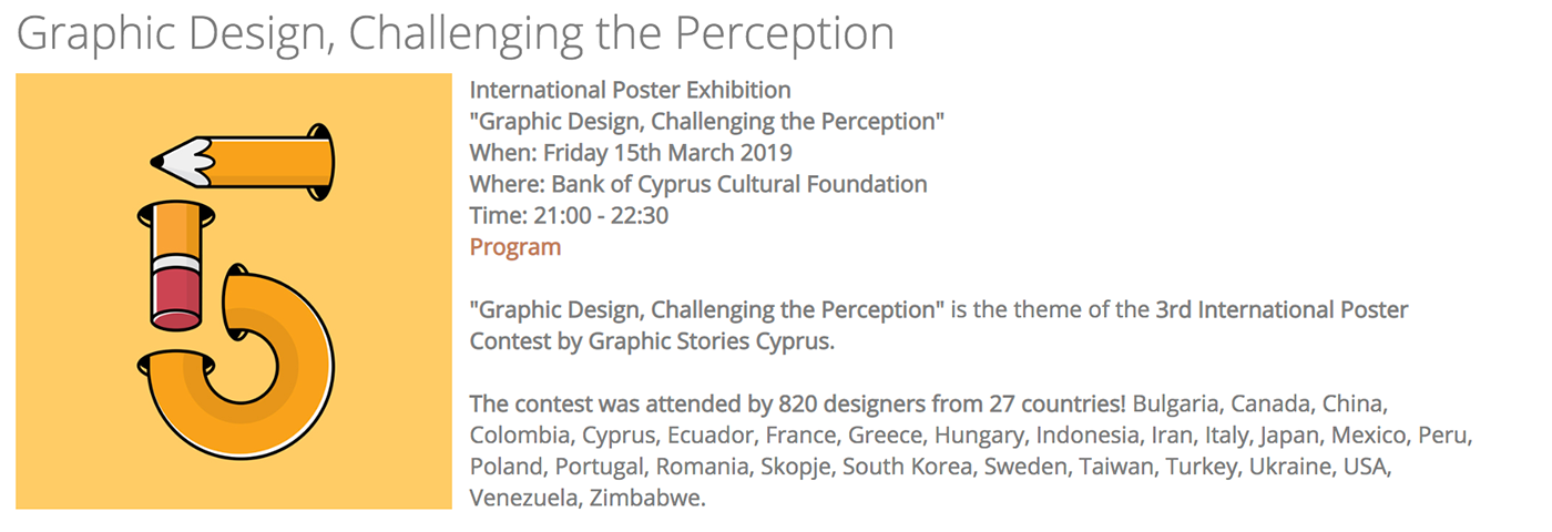 Graphic Stories Cyprus Francesco Mazzenga poster design Poster Design Exhibition  Trump David Carson