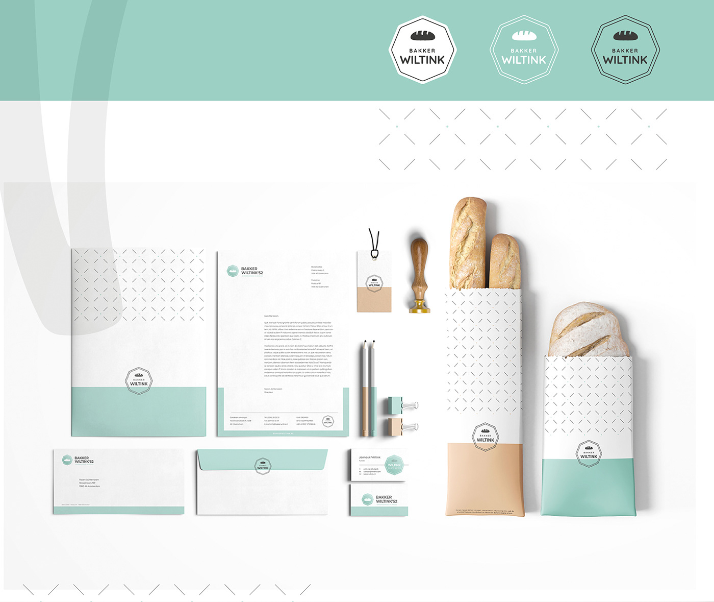 bakery Brand Design bread identity Logo Design Packaging visual identity Web Design  Website wiltink