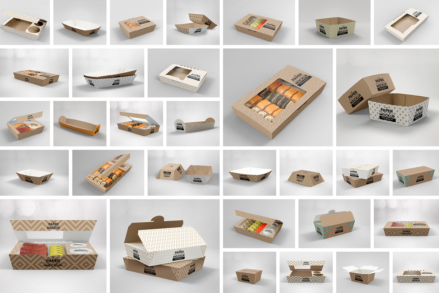 Download FREE Fast Food Packaging Mockup - UPDATED on Behance