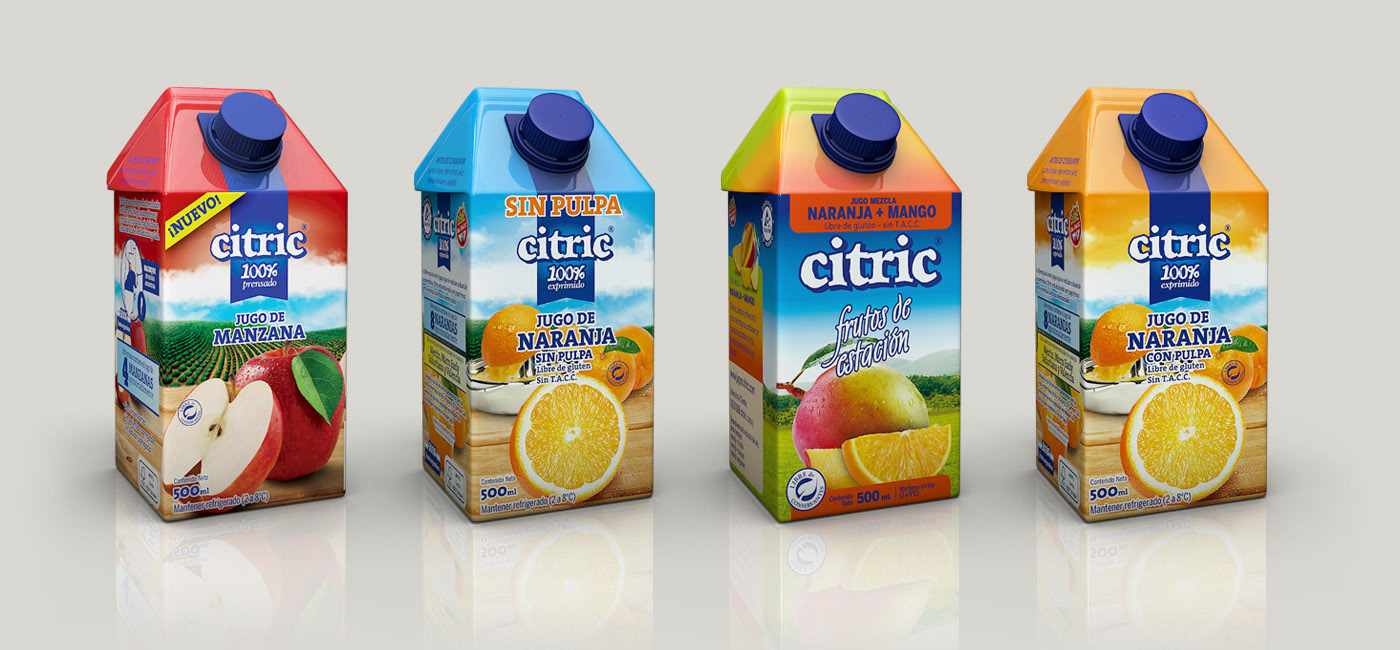 3D CGI design fruits juice model Pack Packaging product Render
