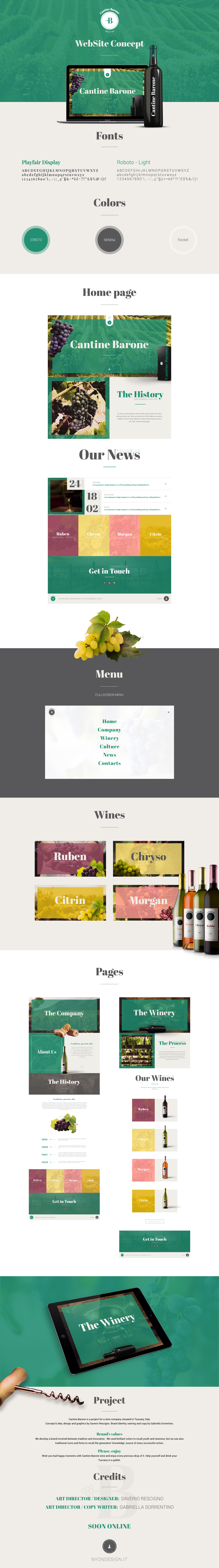 Website UI ux design wine website Layout typography  