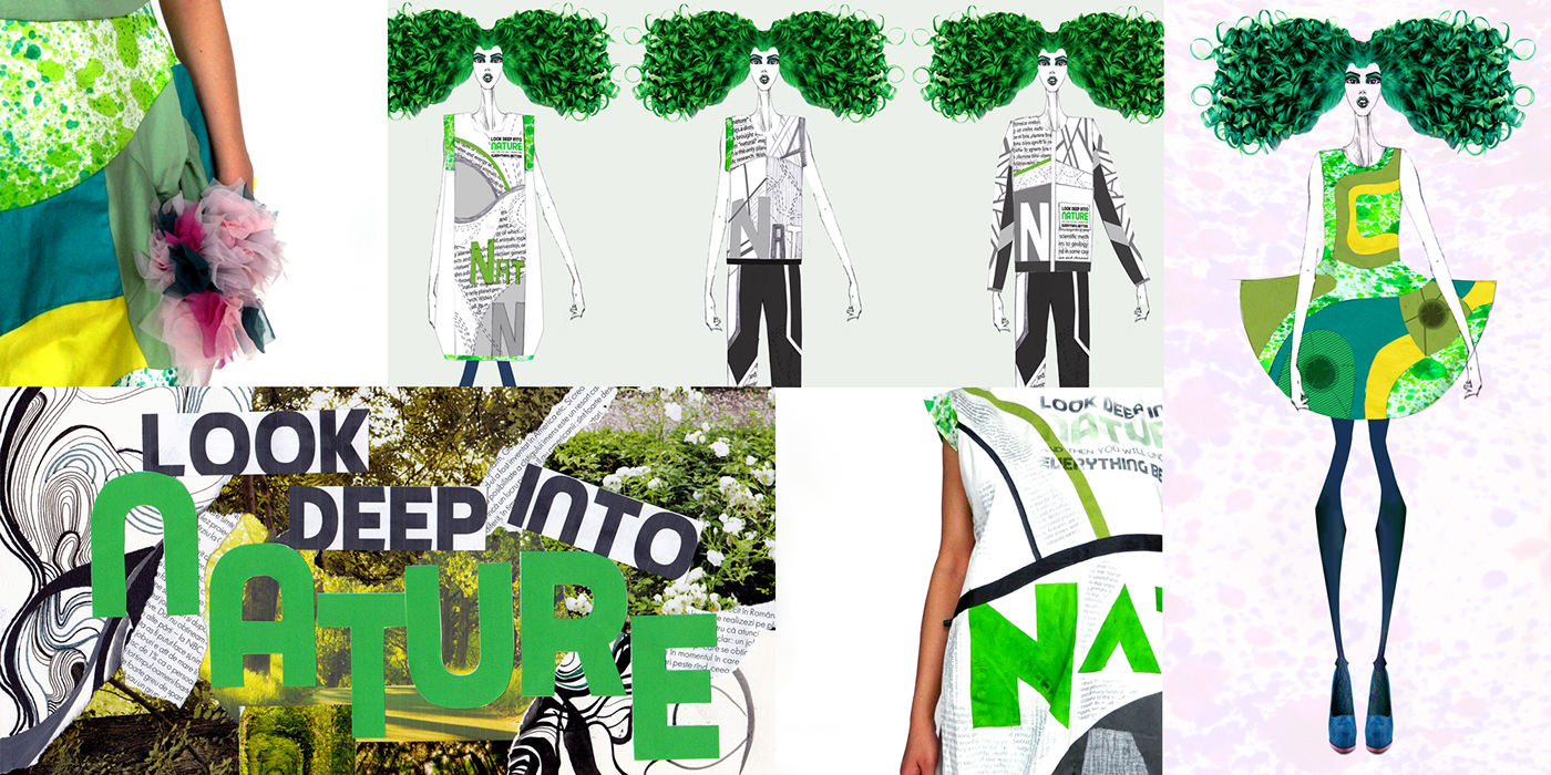 Nature FASHION PROJECT fashion design fashion illustration fashion collection nature vs fashion