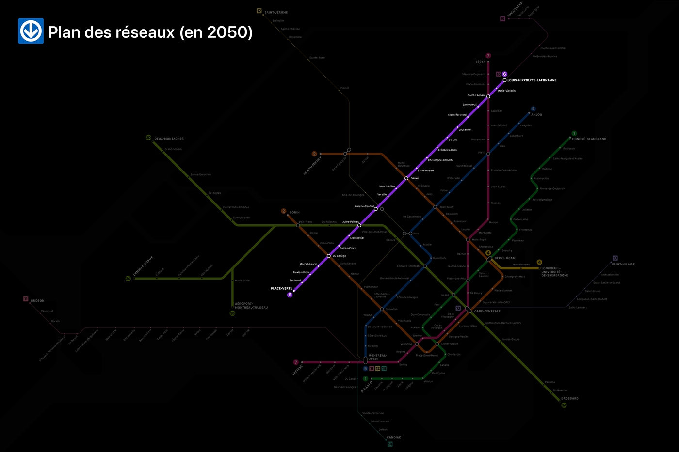 map metro Montreal signalétique stm