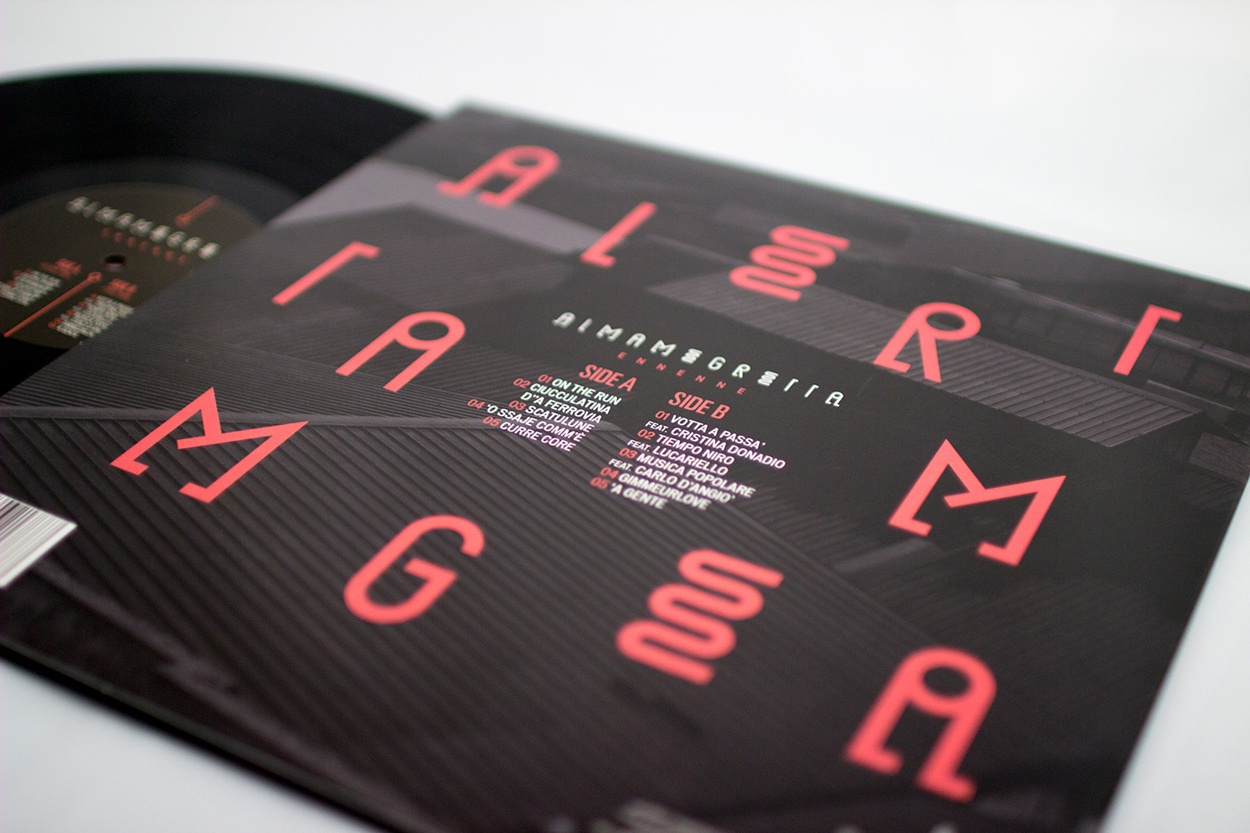 Almamegretta / Ennenne (Goodfellas Records) typography  