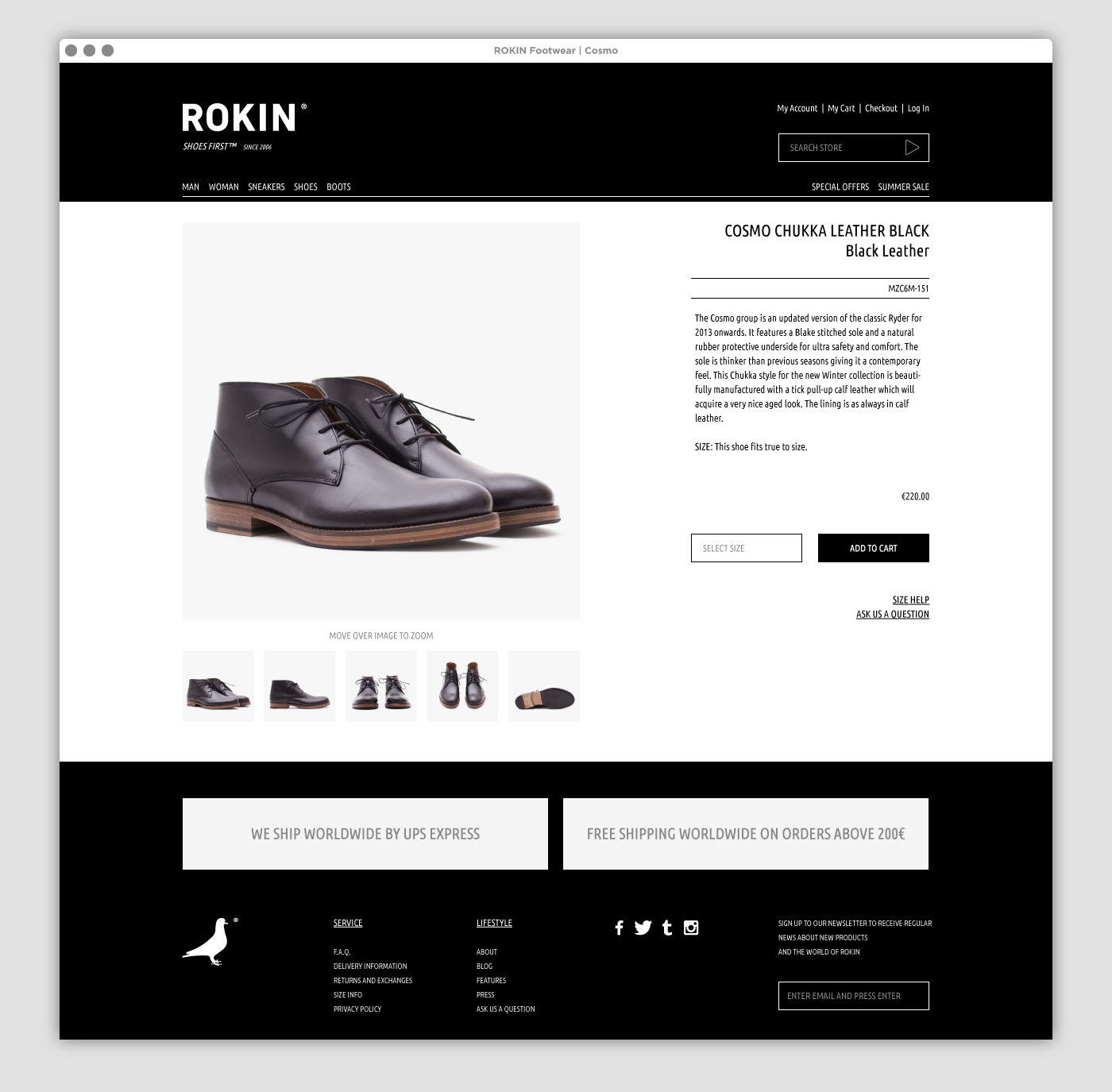 footwear shoes boots rokin e-commerce magento Website