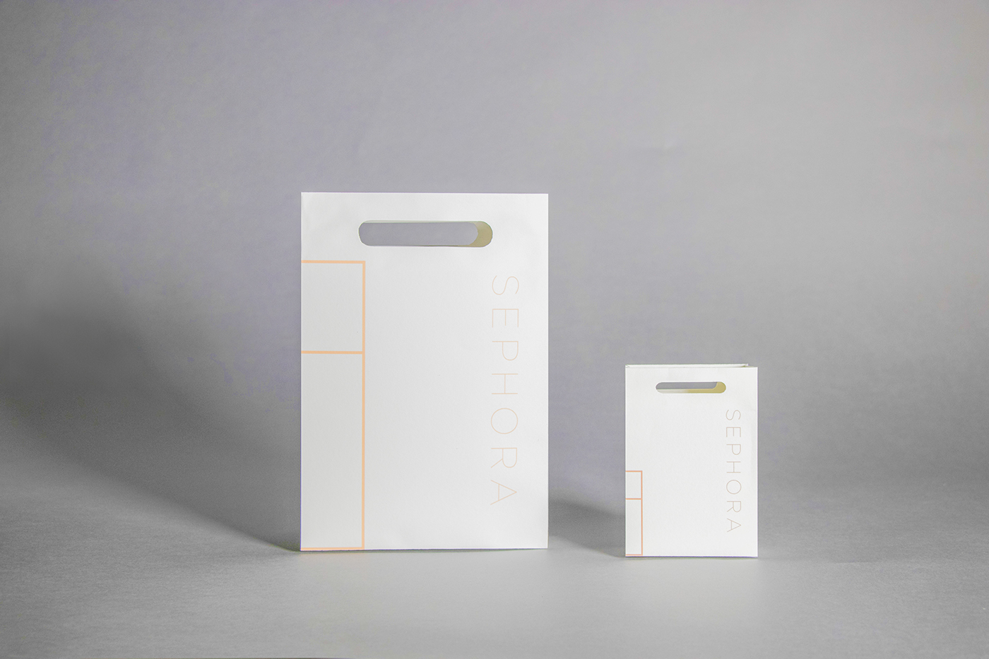 branding  shopping bag card card design Packaging sephora Rebrand redesign adobeawards