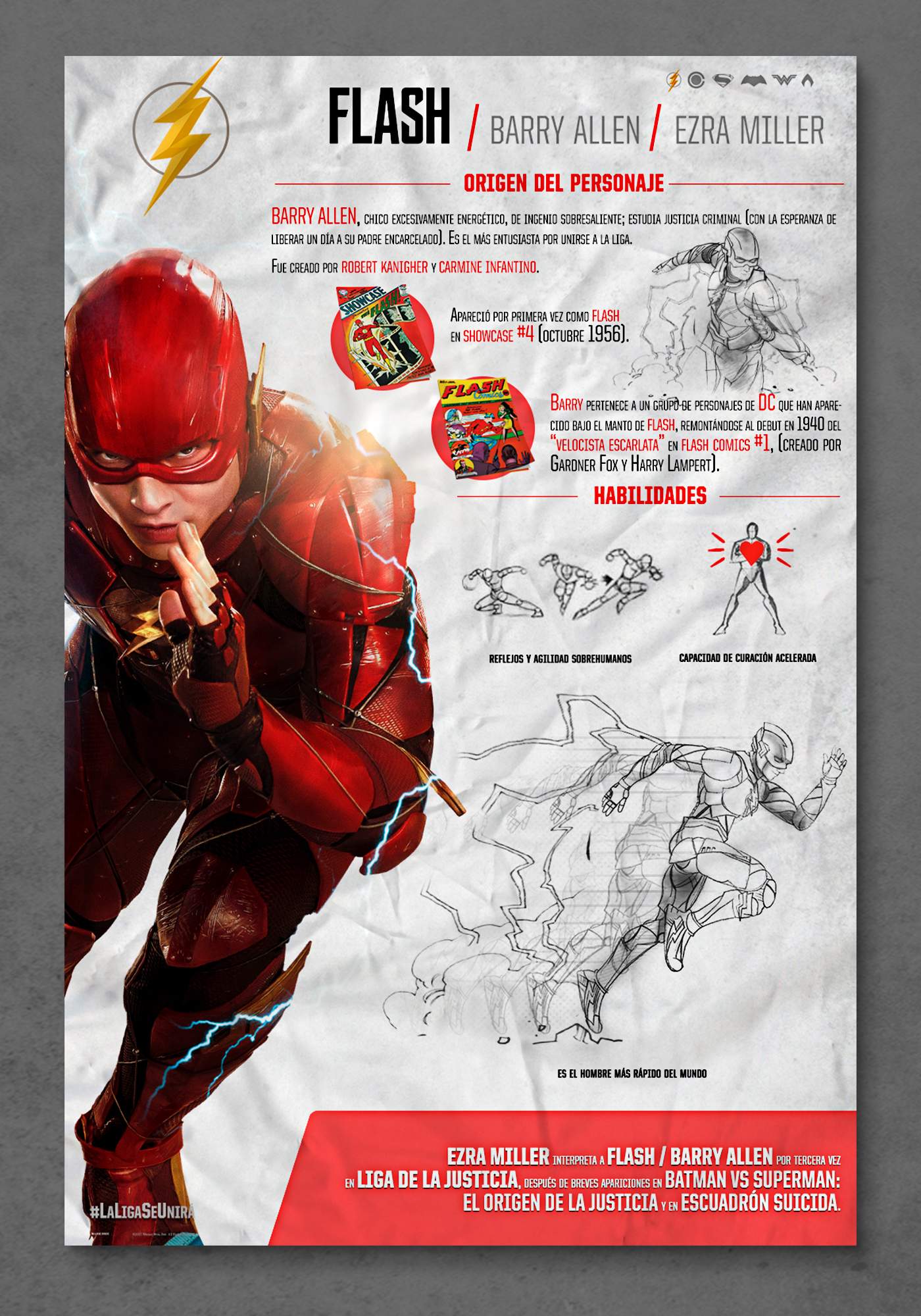 sketching sketch Movies justice league batman wonder woman infographics infografia Drawing  ILLUSTRATION 