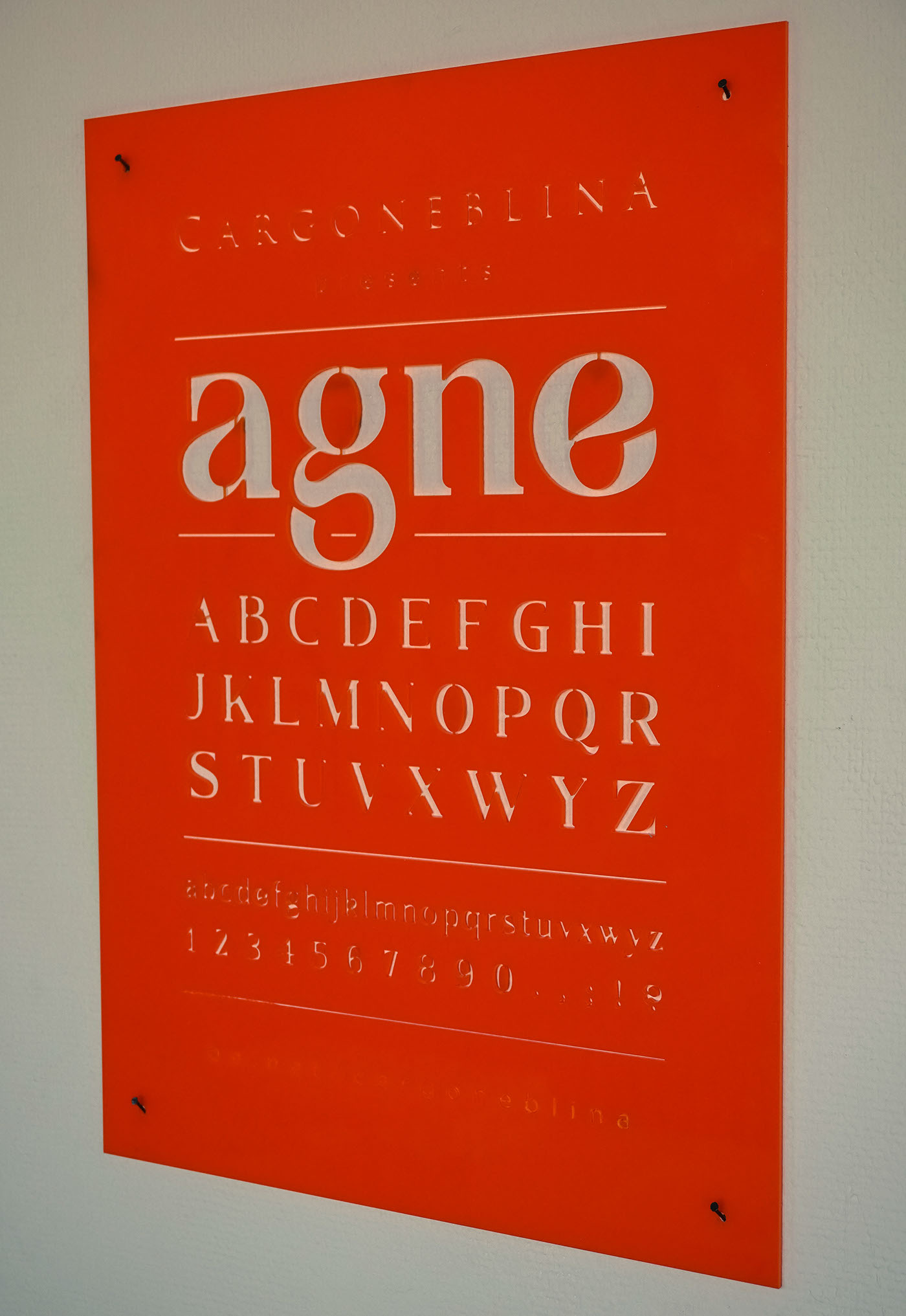 Agne font download Typeface typedesign free