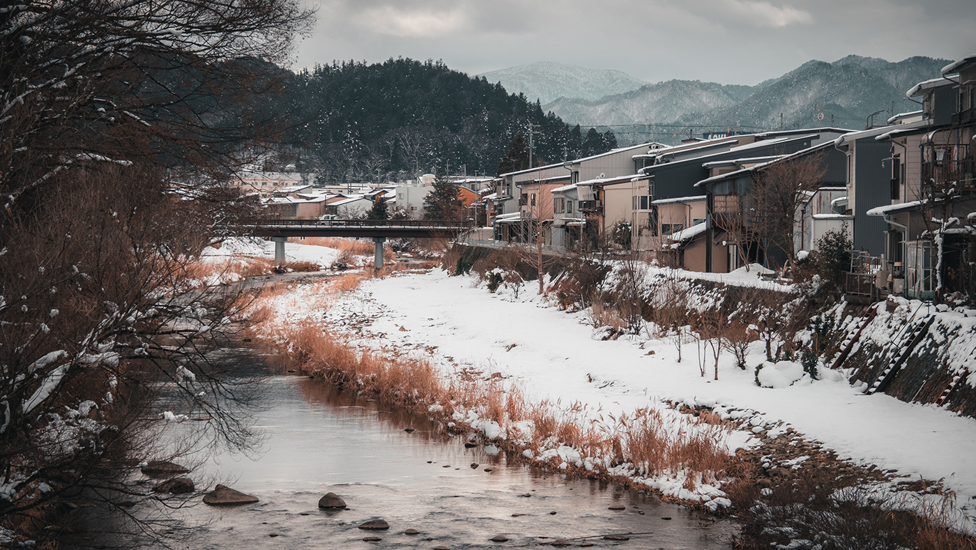 japan snow Takayama Photography  winter Travel street photography Urban