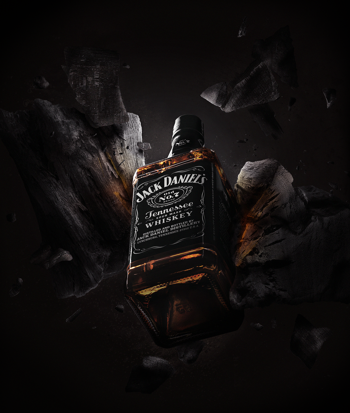 jack daniel's Digital Art  kv key visual poster Whisky