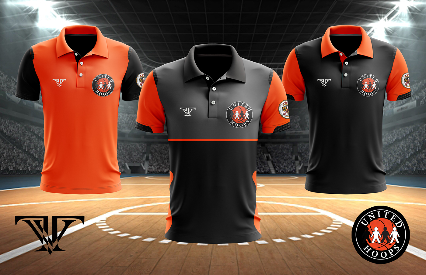 basketball uniforms design branding  hoops united logo vector texture Patterns seal county