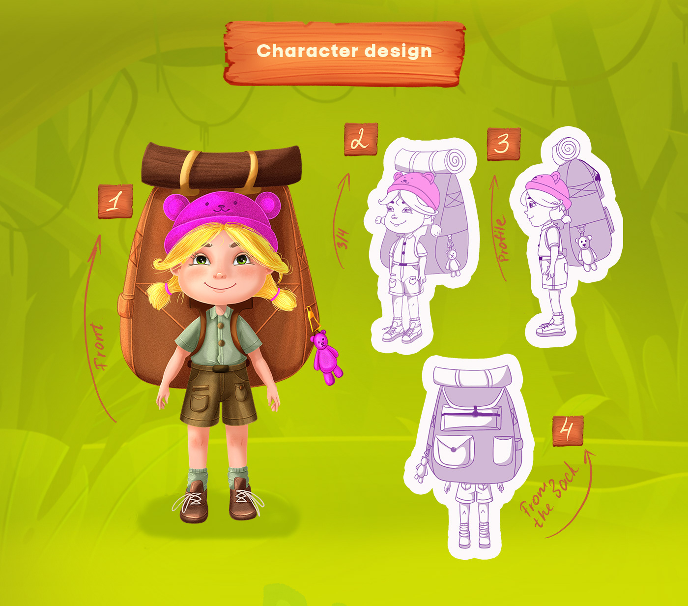 Character design  children illustration packaging design digital illustration ILLUSTRATION  jungle Corn Flakes Character