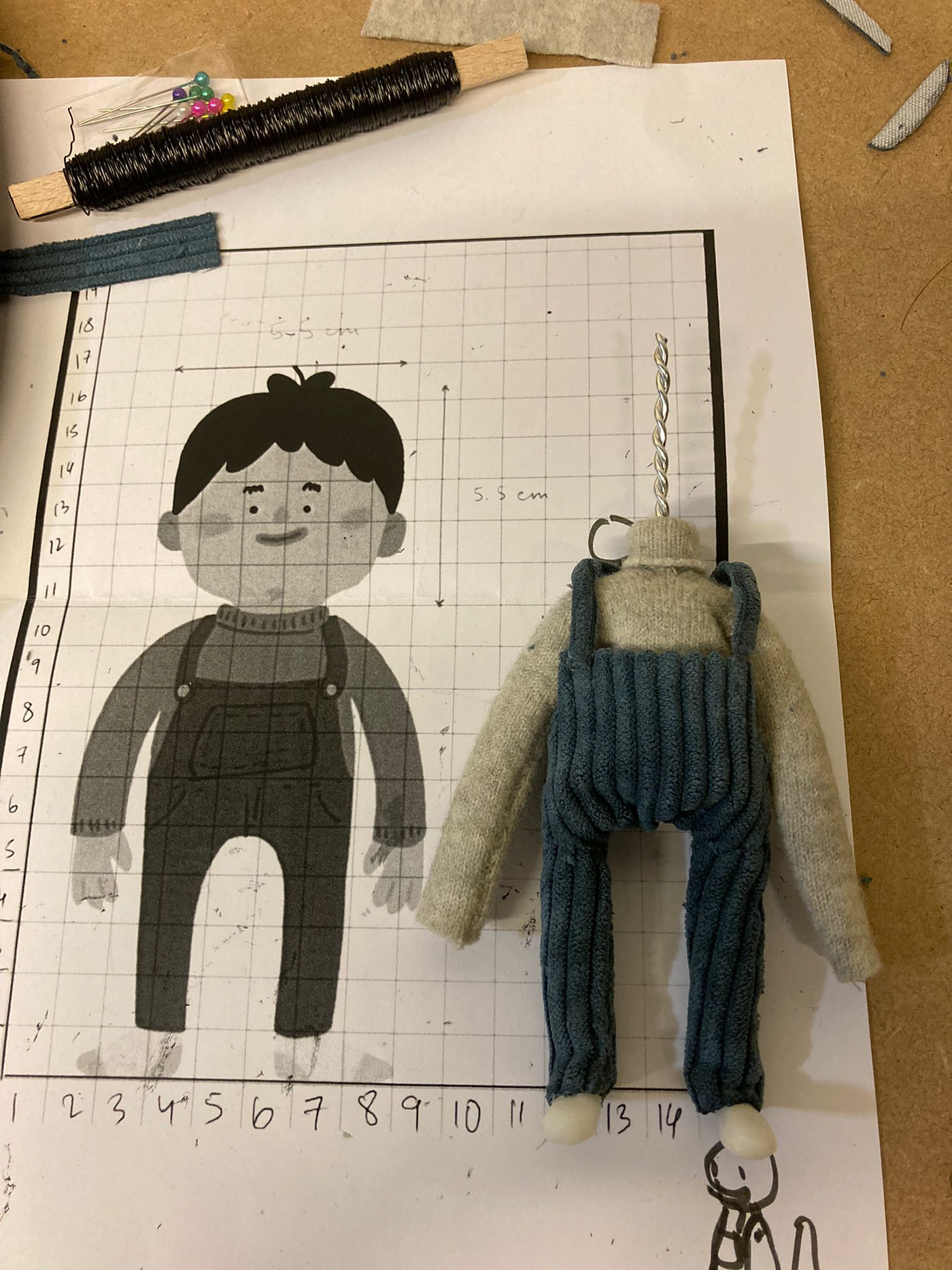 armature fabric puppet animation stop motion