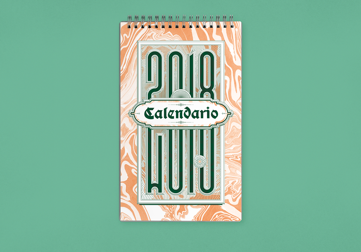 calendar typography   cover design ILLUSTRATION 