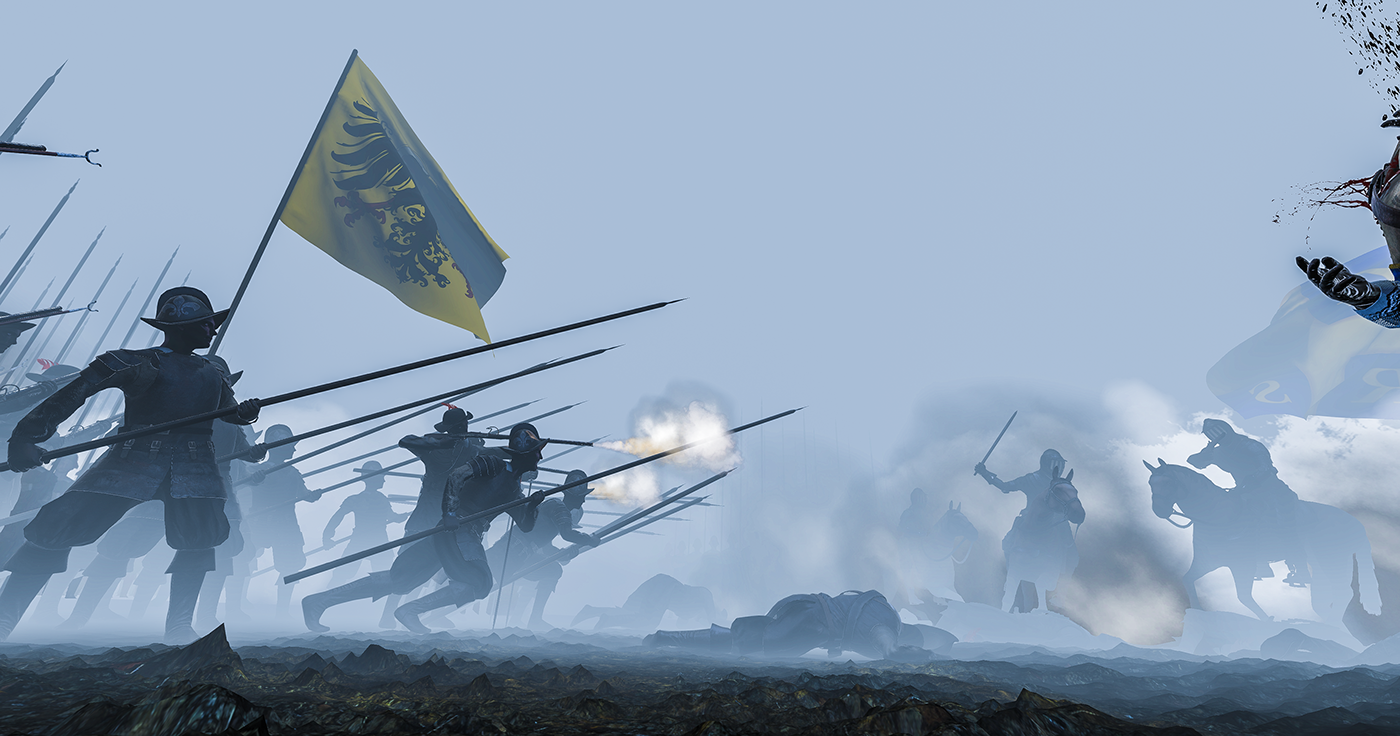 vr painting Battle of Lützen 30Years of war history