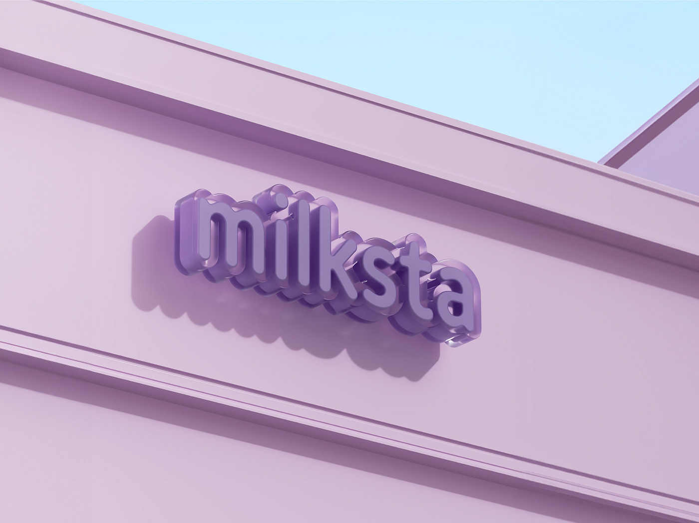 milk branding  Packaging 3D logo nutrition drink kids baby Wellness