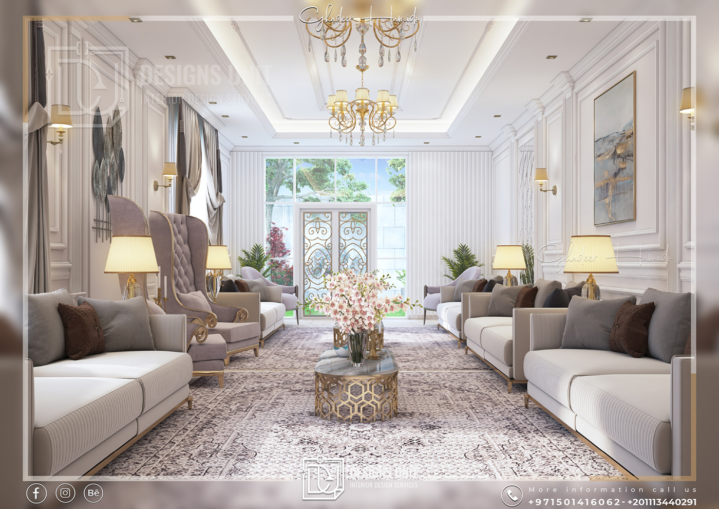 architecture design Interior interior design  luxury modern NEWCLASSIC professional Render visualization