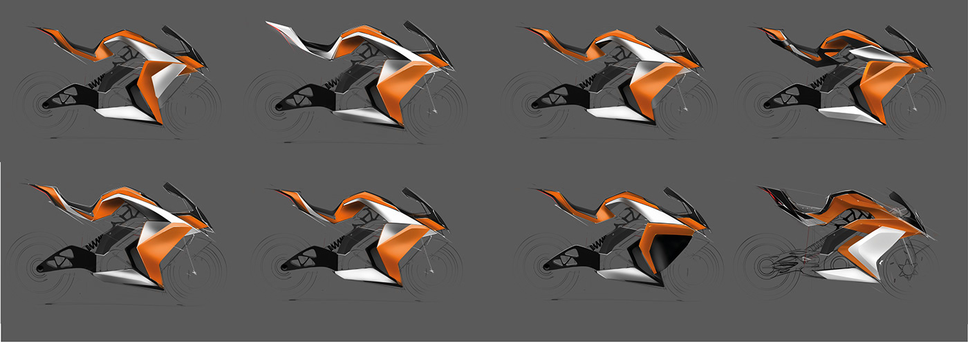2wheeler automotive   Bike electric industrial KTM motorcycle superbike design electricbike