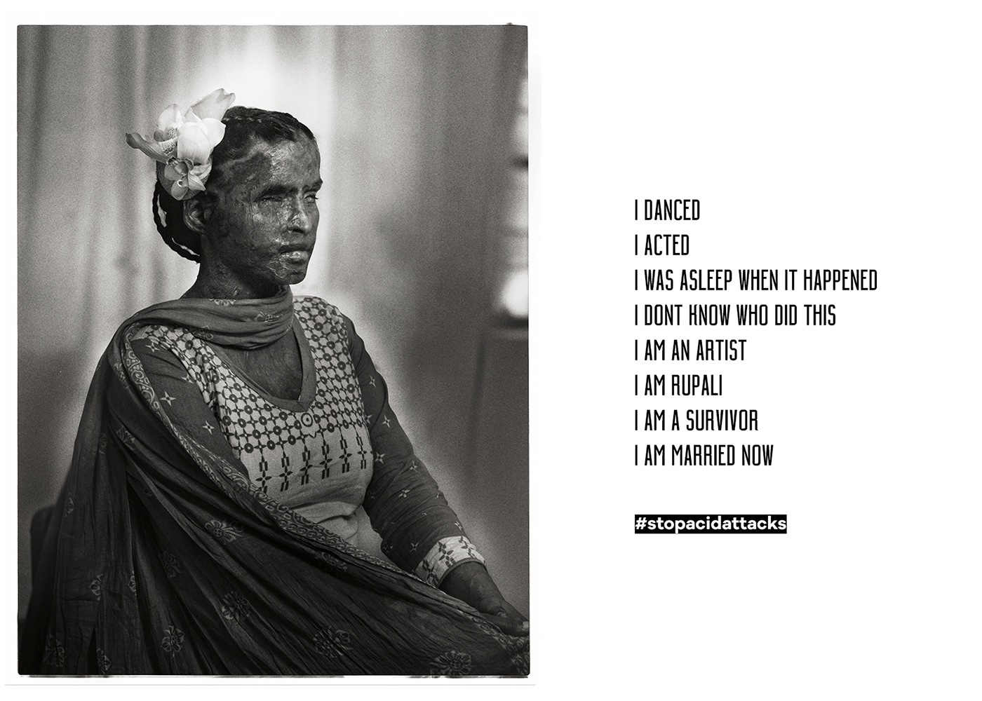 acid survivors India nader bilgrami Photography  sapna bhavnani imran khatri Production stopacidattacks