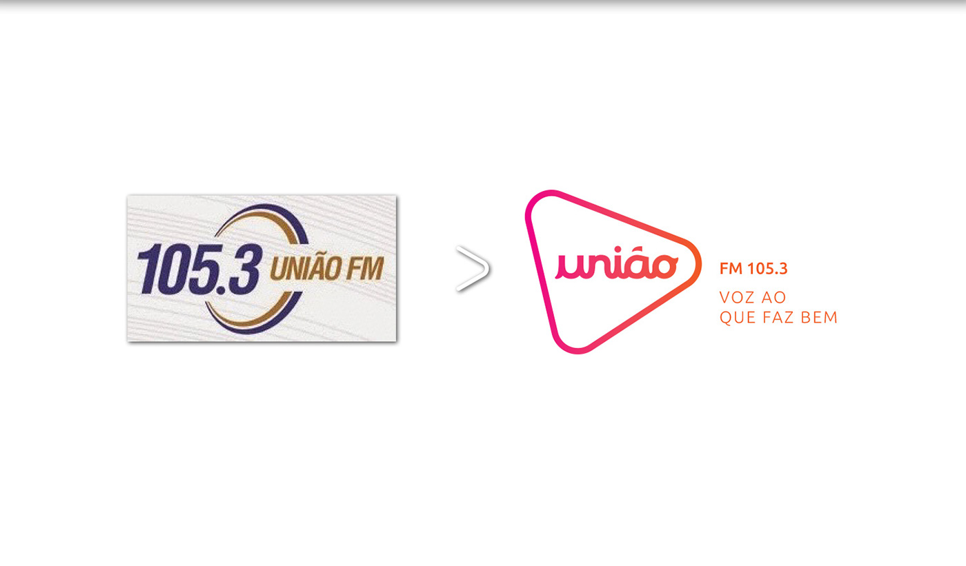 Radio União logo identidade visual musica music novo hamburgo pelotas spr