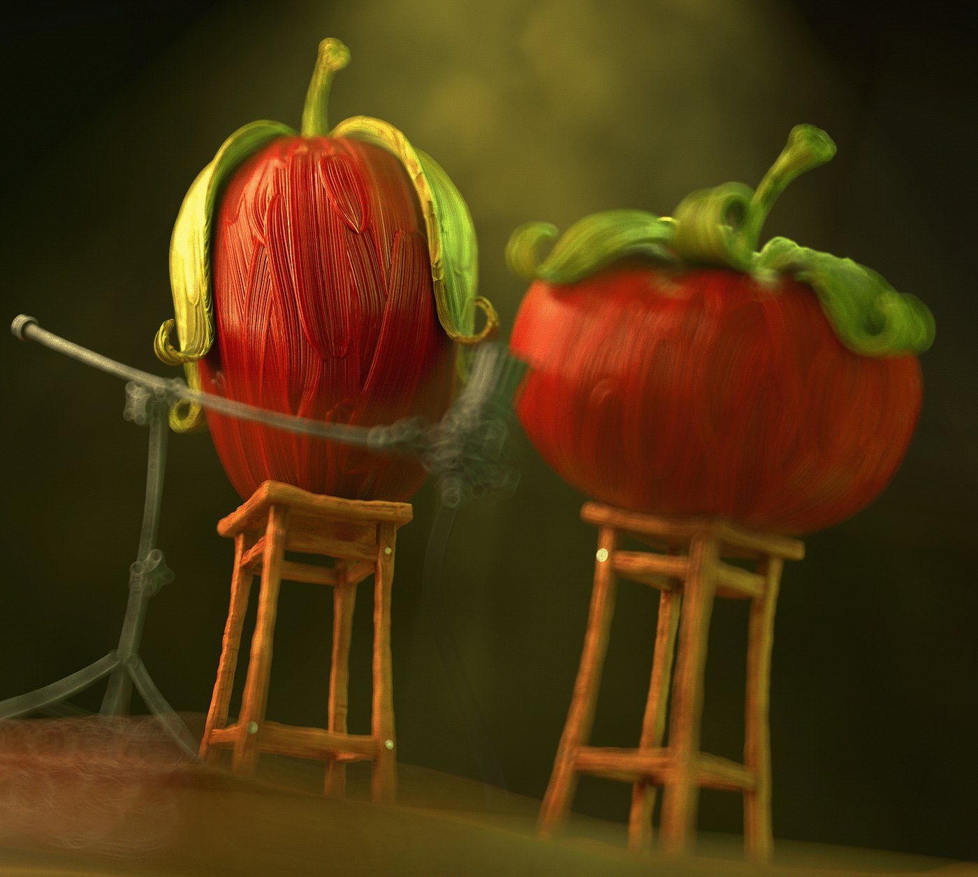 3d food 3D illustration 3d modeling art CGI cute digital illustration modo Substance Painter