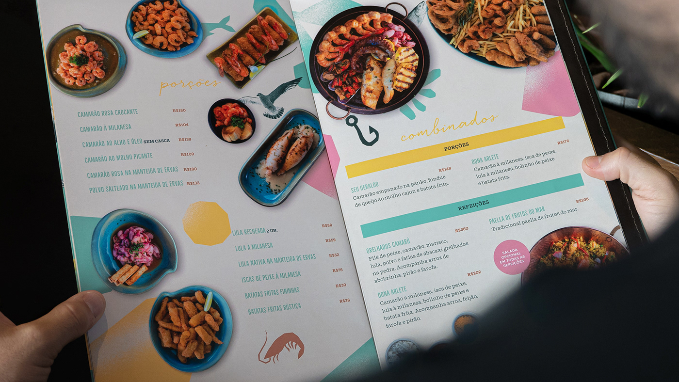 Logo Design visual identity restaurant brand identity seafood Logotype