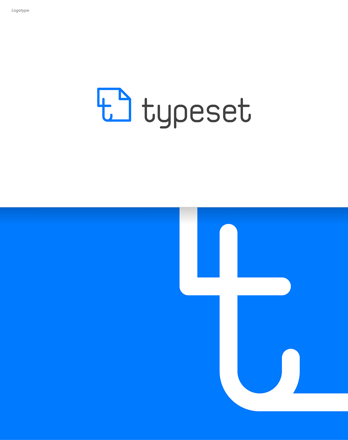 typeset typeset.io paper Research Paper blue logo minimal simple modern vishnusathyan