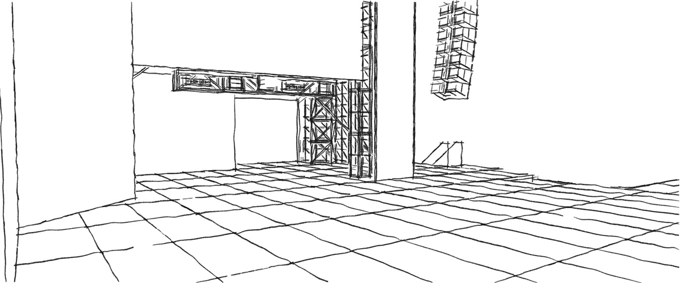 sketch main stage  Music Festival tour concert Show STAGE DESIGN scenography art direction  architecture
