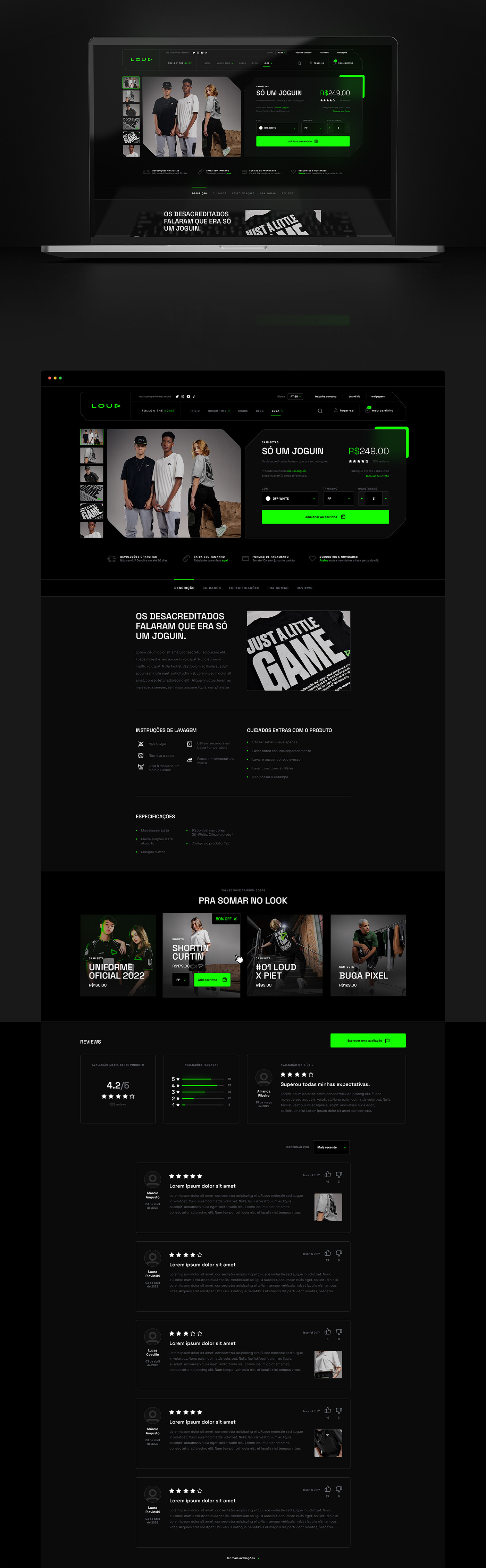 dark mode esports future Gamer Gaming loud manipulation neon redesign Web Design 