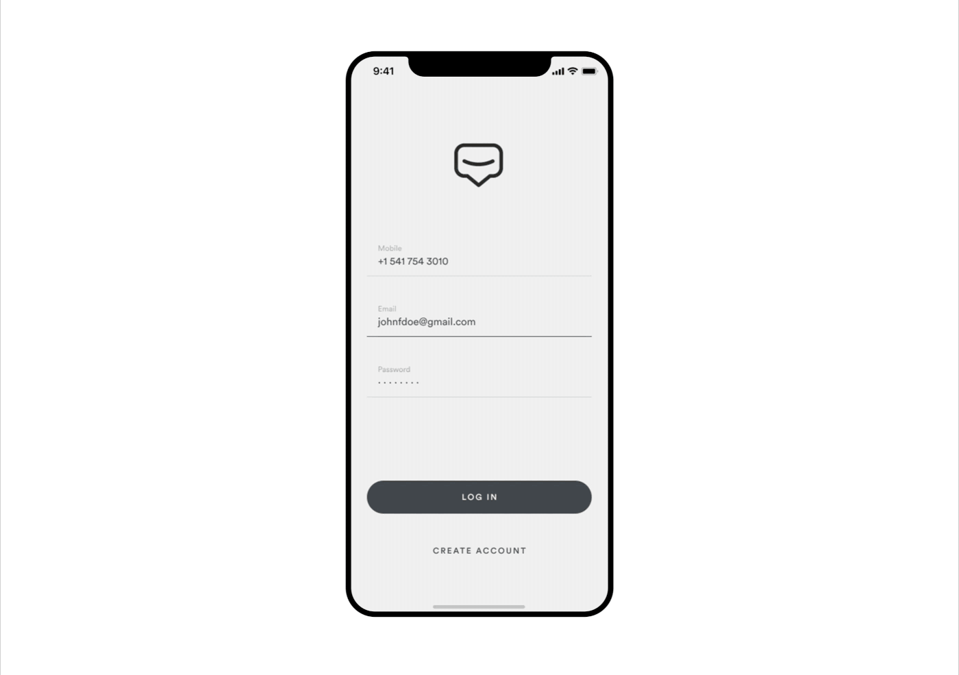 app app design ui design UX UI logo brand Chat message motion interactions