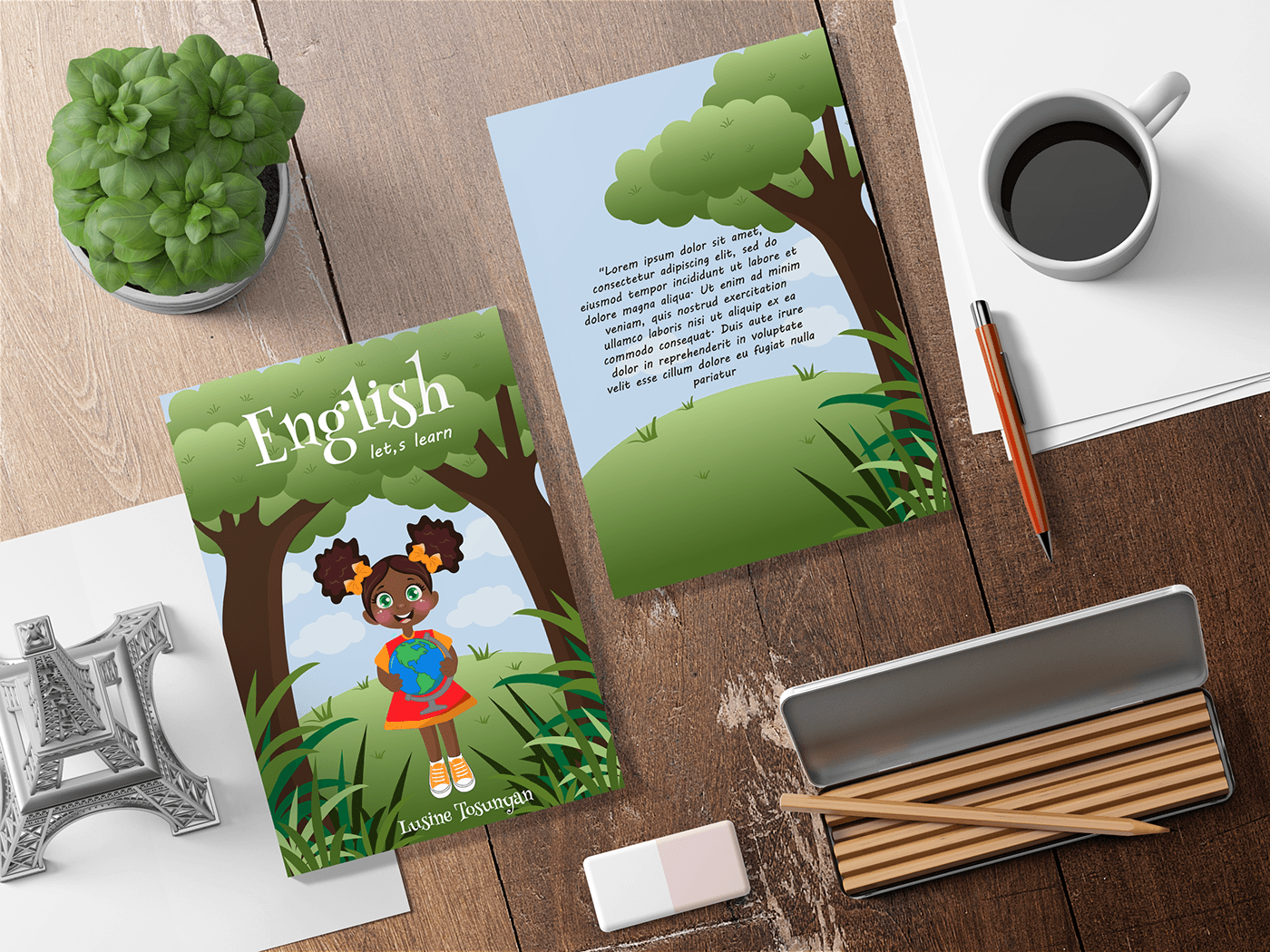 children illustration cover book caracter design adobe illustrator Graphic Designer Collaboration conceptual ILLUSTRATION  vector