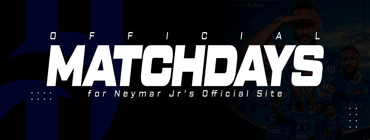 Neymar Jr Sports Design football Sports Designs matchday football design sports graphics SMSports alhilal Neymar