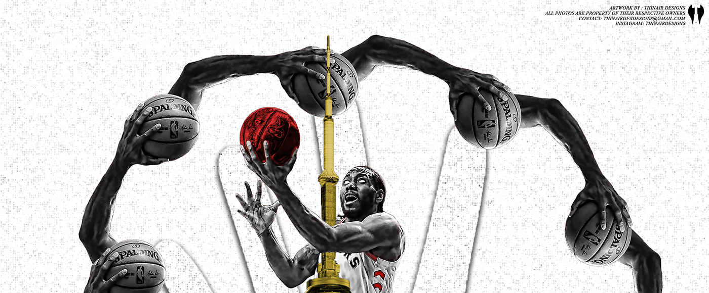 NBA basketball Toronto cn tower raptors kawhi leonard Klaw Layup poster wallpaper