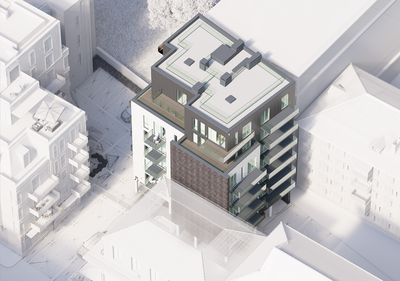 j5 BlackBell architectural visualizations exterior ideas